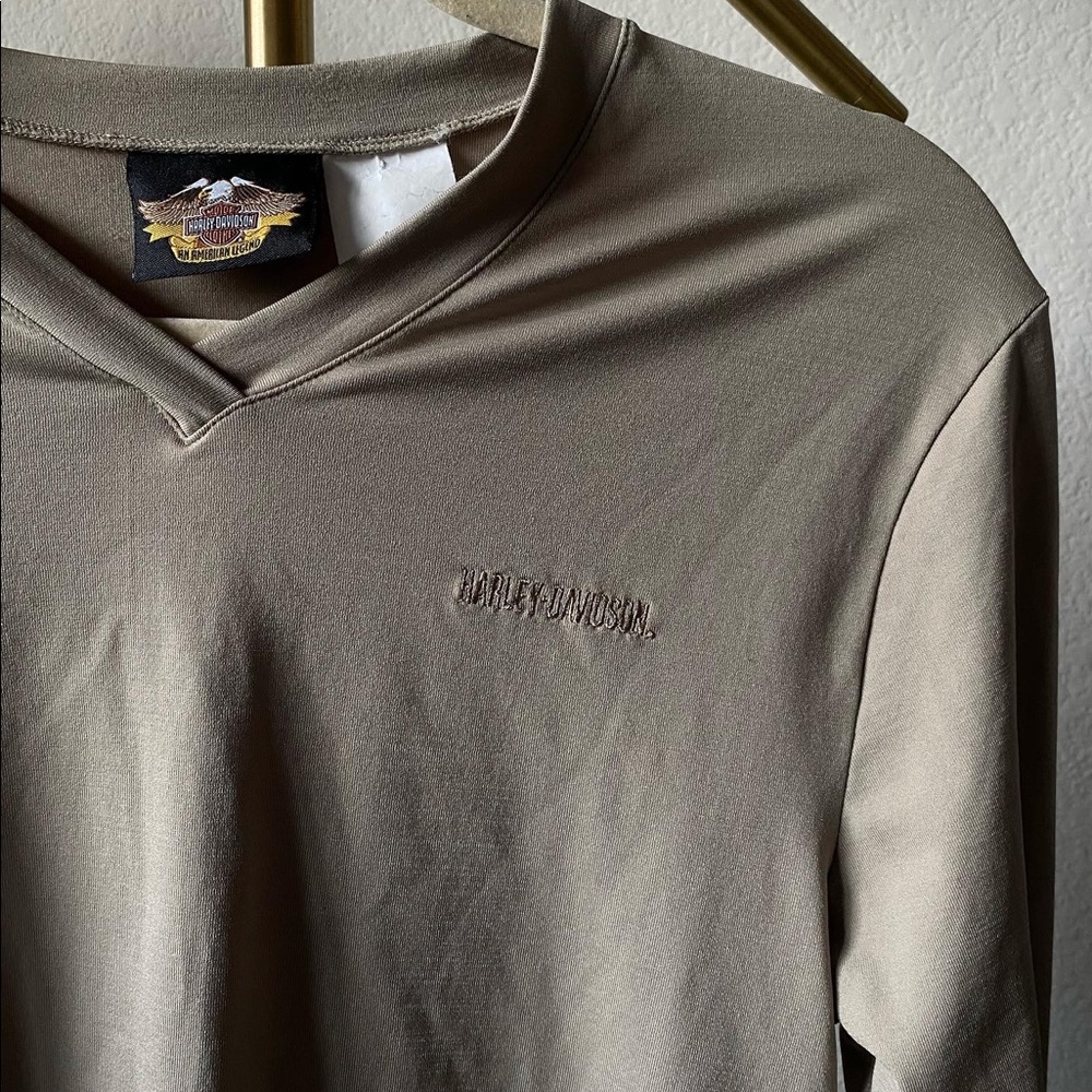 harley davidson embroidered long sleeve